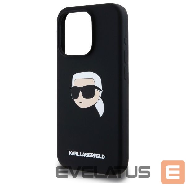 Другие товары Karl Lagerfeld Karl Lagerfeld KLHMP15LSKHPPLK iPhone 15 Pro 6.1" black/black hardcase Silicone Karl Head Print MagSafe