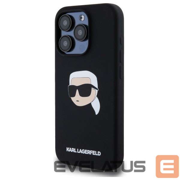 Другие товары Karl Lagerfeld Karl Lagerfeld KLHMP15LSKHPPLK iPhone 15 Pro 6.1" black/black hardcase Silicone Karl Head Print MagSafe