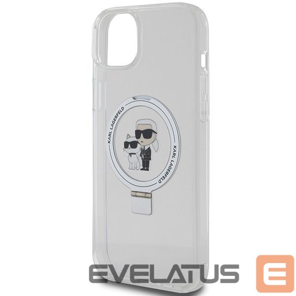 Другие товары Karl Lagerfeld Karl Lagerfeld KLHMP15MHMRSKCH iPhone 15 Plus / 14 Plus 6.7" white/white hardcase Ring Stand Karl&Choupette MagSafe