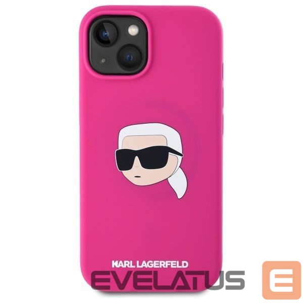 Другие товары Karl Lagerfeld Karl Lagerfeld KLHMP15SSKHPPLF iPhone 15 6.1" fuchsia/fuschia hardcase Silicone Karl Head Print MagSafe