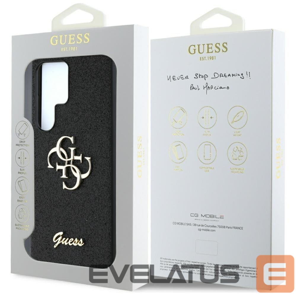 Другие товары Guess Guess Fixed Glitter Big 4G Metal Logo case for Samsung Galaxy S25 Ultra black