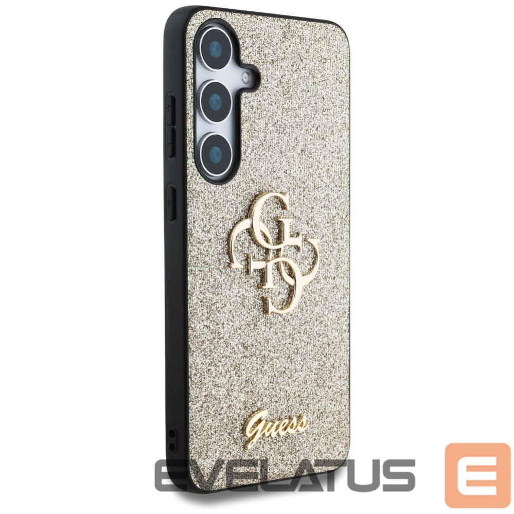 Другие товары Guess Guess Fixed Glitter Big 4G Metal Logo case for Samsung Galaxy S25 gold