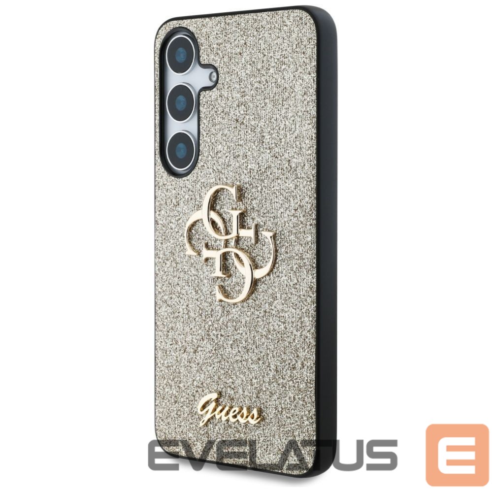 Другие товары Guess Guess Fixed Glitter Big 4G Metal Logo case for Samsung Galaxy S25 gold