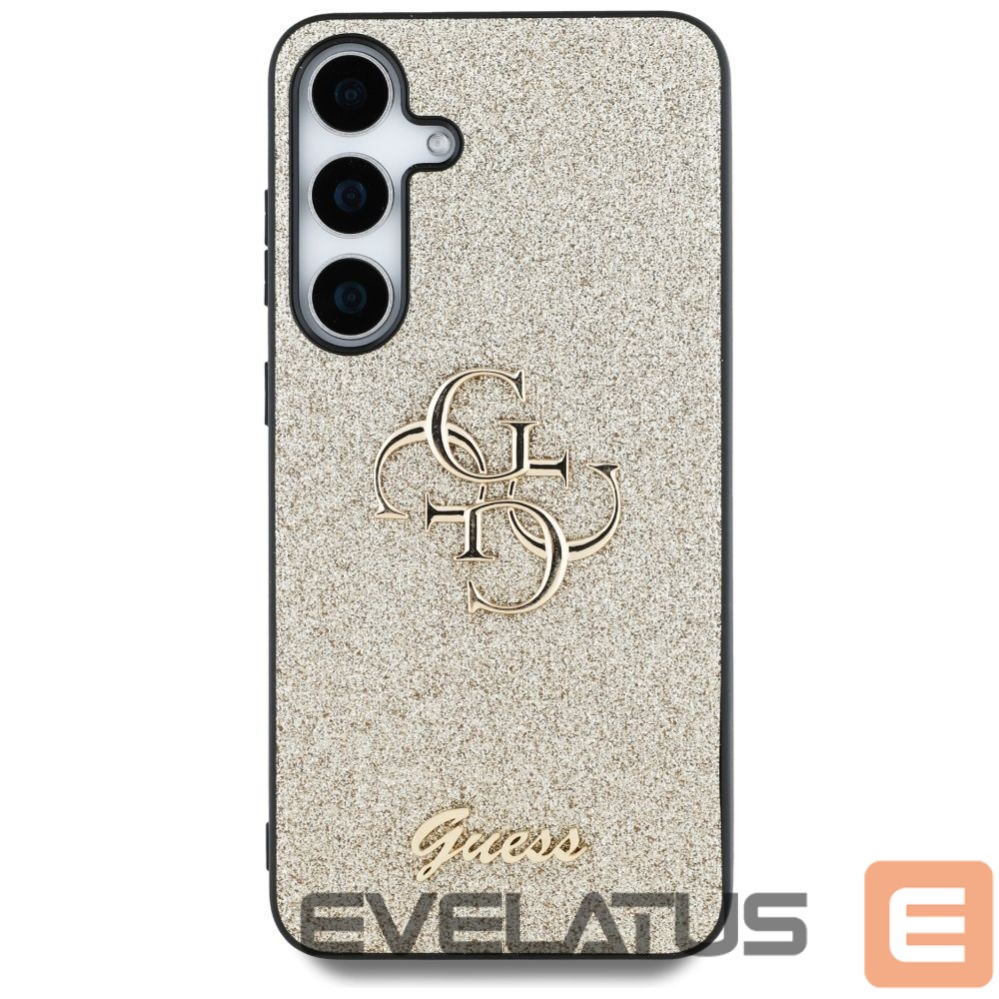 Другие товары Guess Guess Fixed Glitter Big 4G Metal Logo case for Samsung Galaxy S25 gold