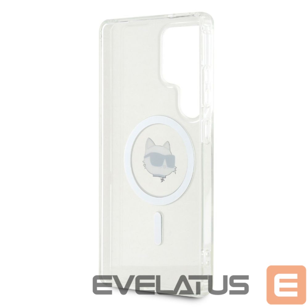 Другие товары Karl Lagerfeld Case Karl Lagerfeld Button Choupette Head Printed Logo MagSafe Samsung Galaxy S25 Ultra white