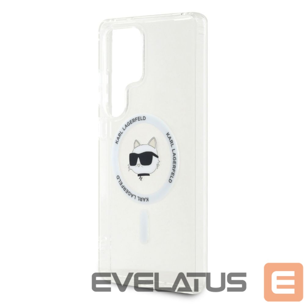 Другие товары Karl Lagerfeld Case Karl Lagerfeld Button Choupette Head Printed Logo MagSafe Samsung Galaxy S25 Ultra white