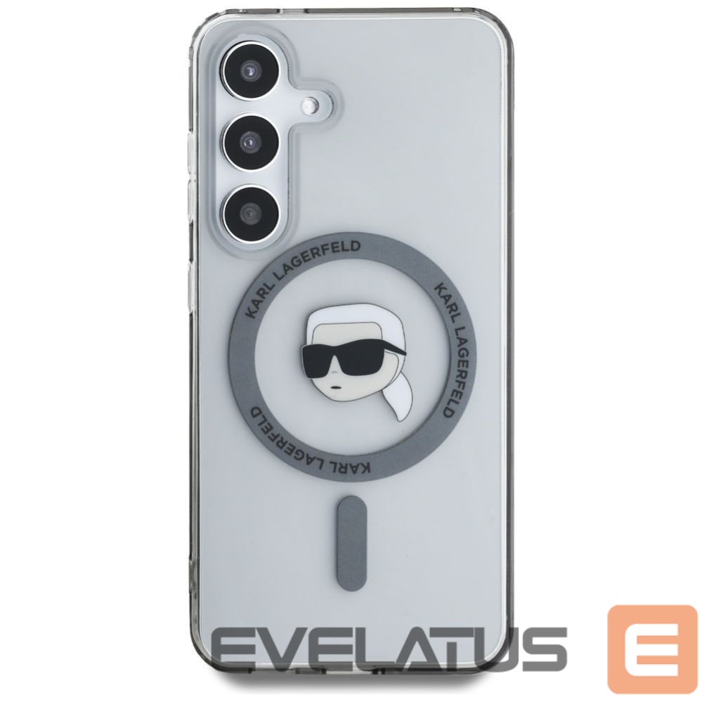 Другие товары Karl Lagerfeld Case Karl Lagerfeld Button Karl Head Printed Logo MagSafe Samsung Galaxy S25 black