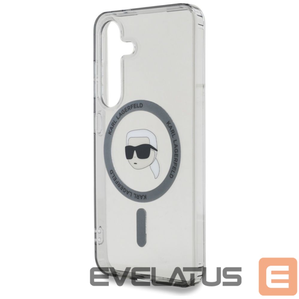 Другие товары Karl Lagerfeld Case Karl Lagerfeld Button Karl Head Printed Logo MagSafe Samsung Galaxy S25 black