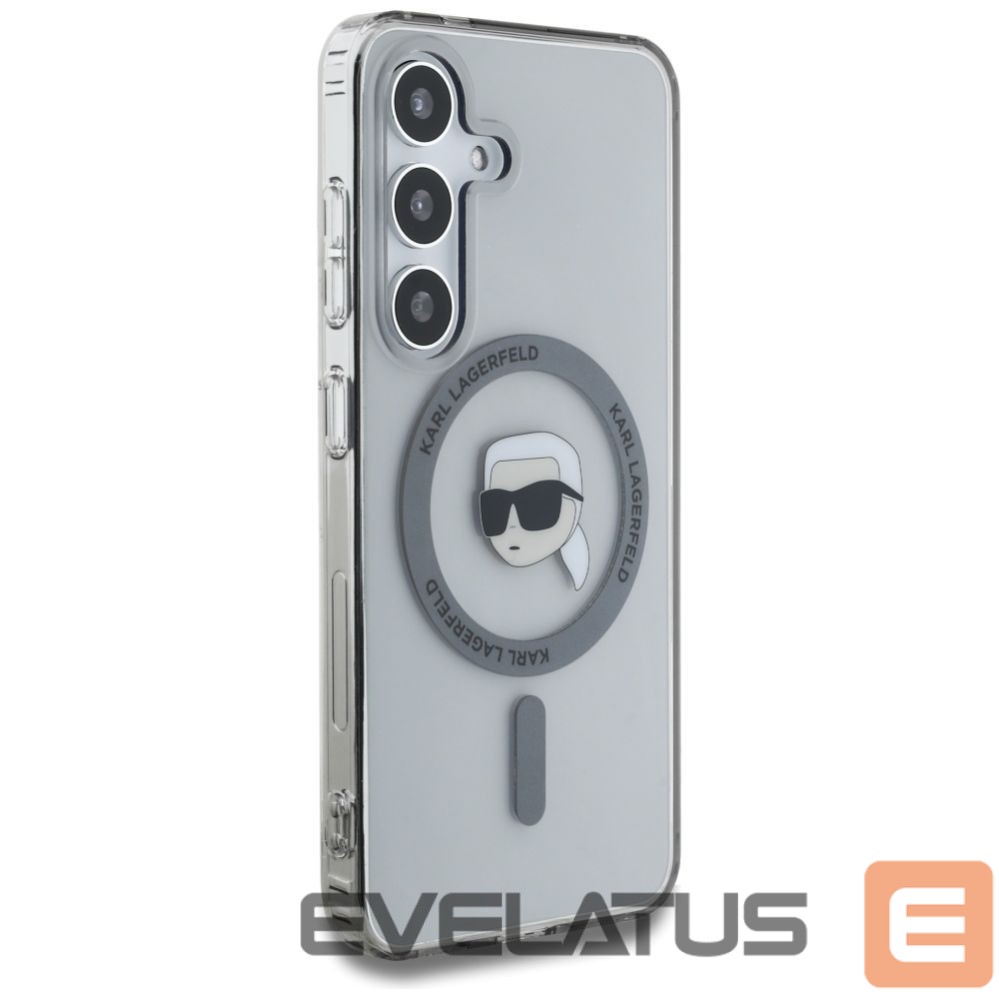 Другие товары Karl Lagerfeld Case Karl Lagerfeld Button Karl Head Printed Logo MagSafe Samsung Galaxy S25 black