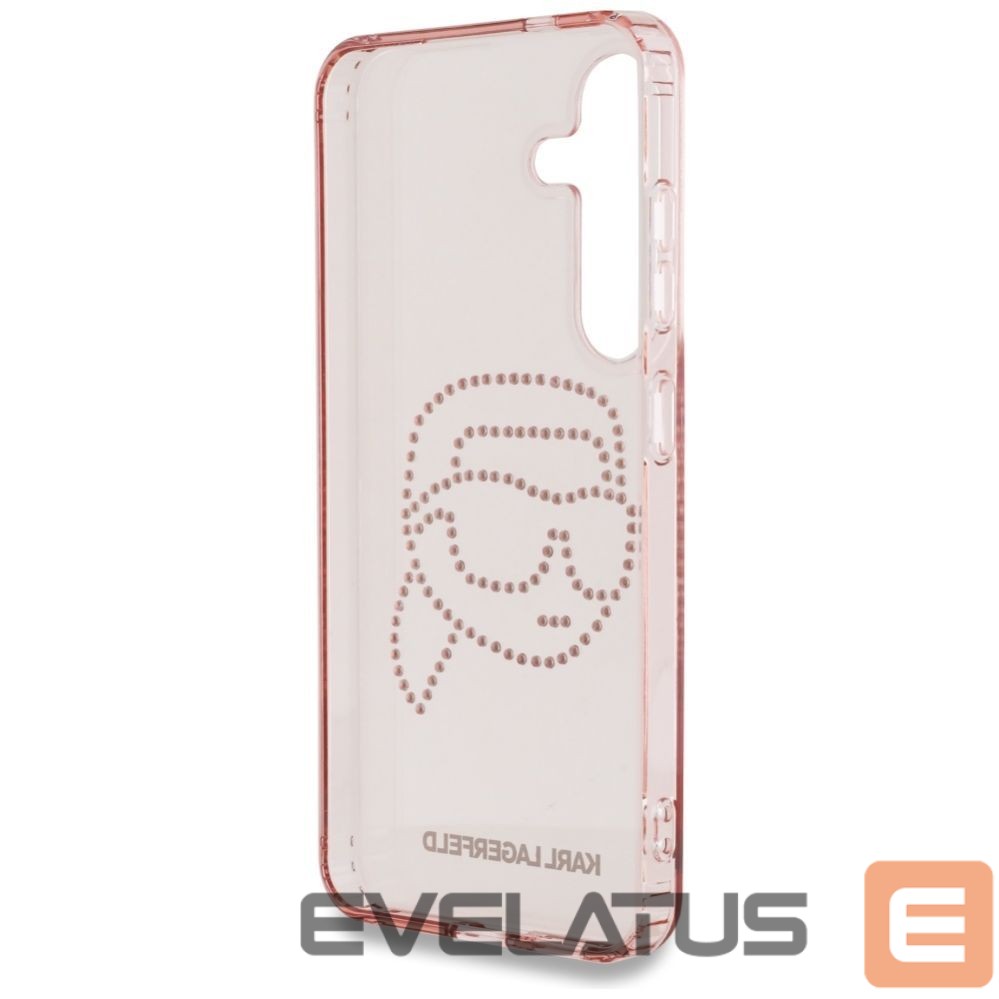 Другие товары Karl Lagerfeld Karl Lagerfeld Rhinestones K. Head Logo Samsung Galaxy S25 Case Pink