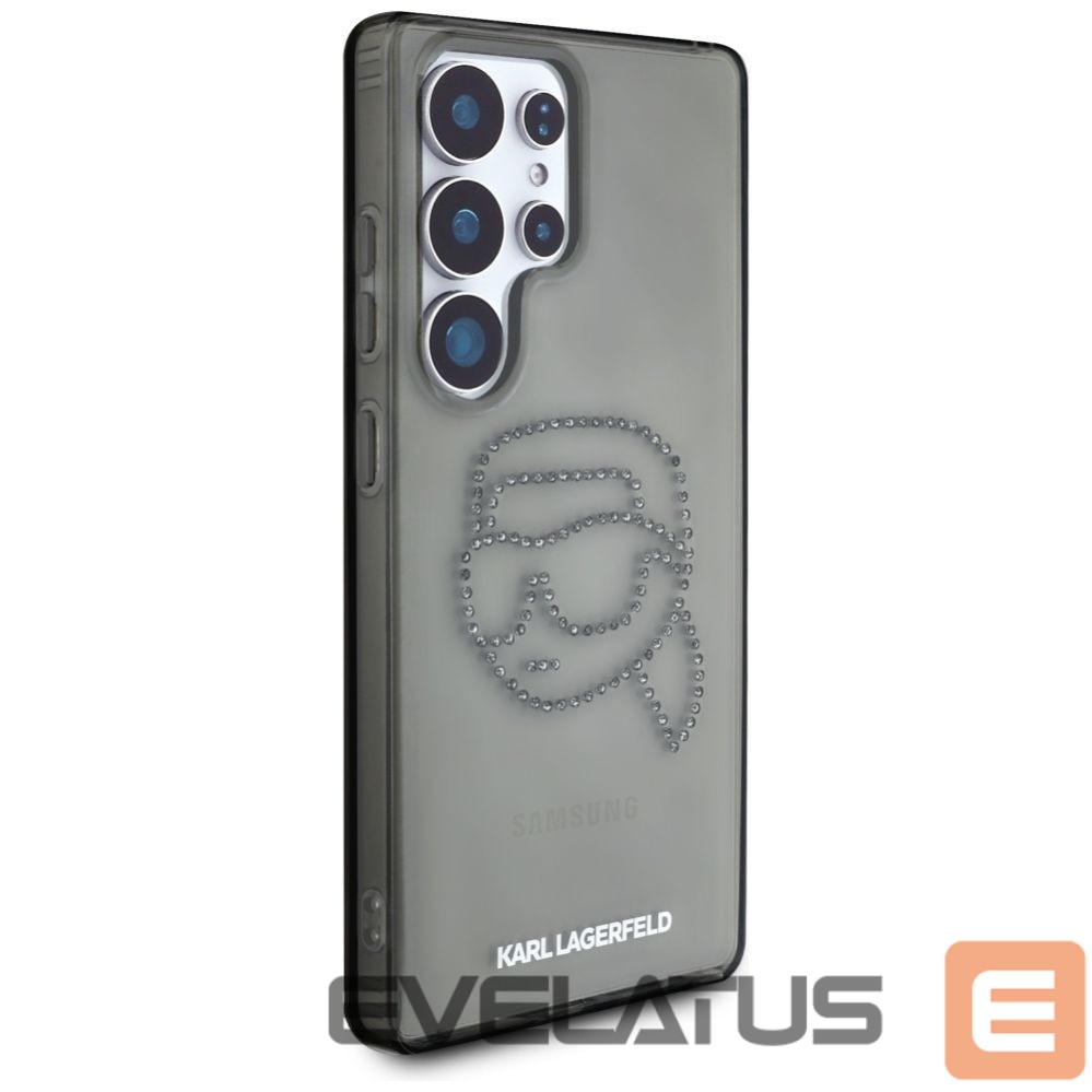 Другие товары Karl Lagerfeld Case Karl Lagerfeld Rhinestones Karl Head Logo Samsung Galaxy S25 Ultra black