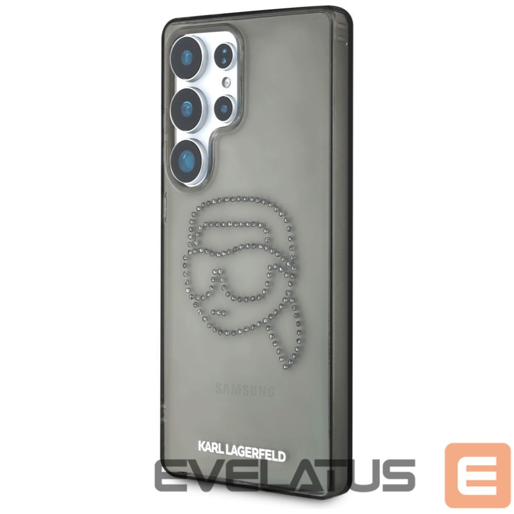 Другие товары Karl Lagerfeld Case Karl Lagerfeld Rhinestones Karl Head Logo Samsung Galaxy S25 Ultra black