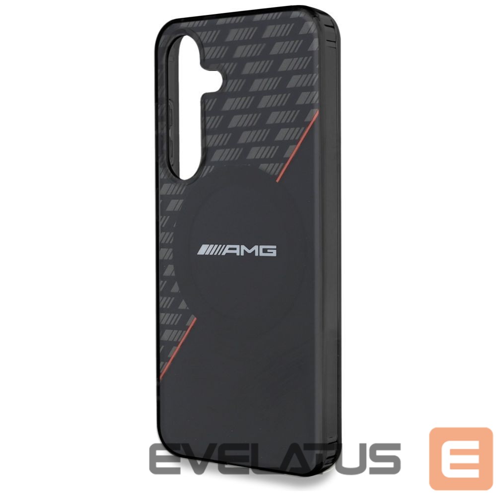 Другие товары Mercedes-Benz AMG Double Layer Rhombs MagSafe Case for Samsung Galaxy S25 - Black/Red