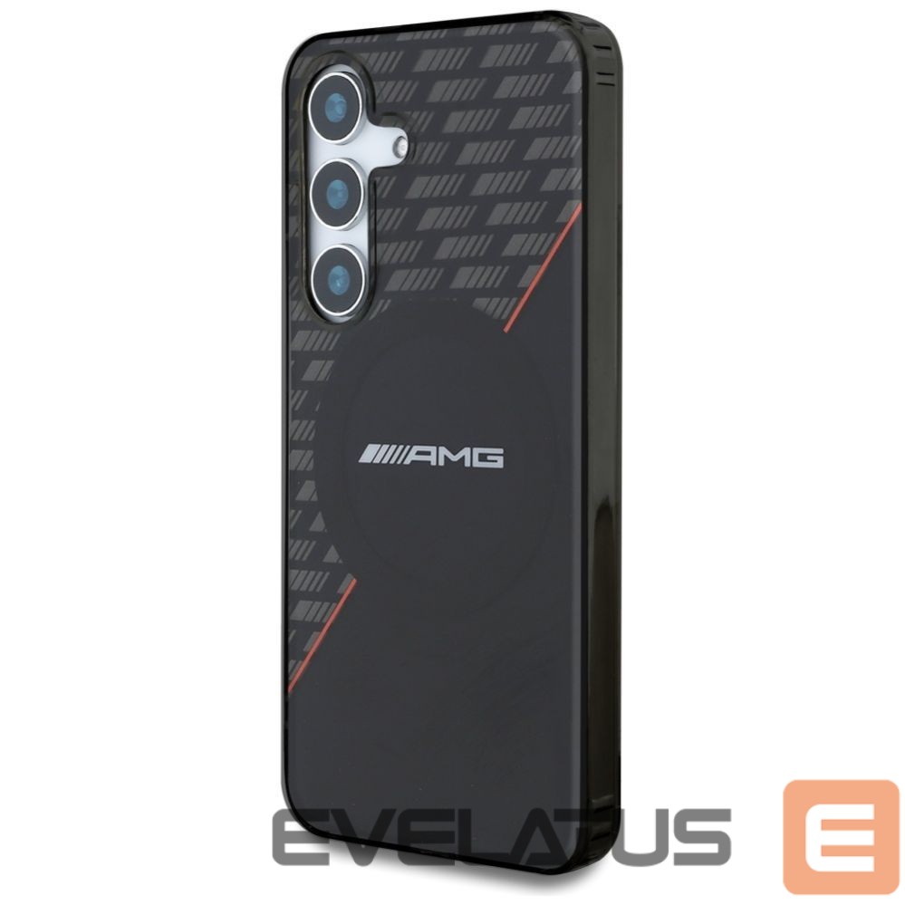 Другие товары Mercedes-Benz AMG Double Layer Rhombs MagSafe Case for Samsung Galaxy S25+ - Black/Red