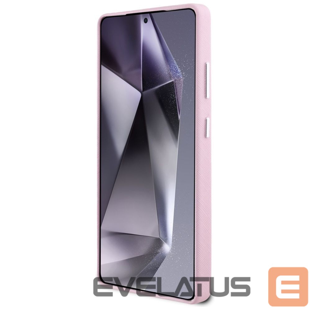 Другие товары Karl Lagerfeld Karl Lagerfeld Saffiano Full Wrapped Elongated Metal Logo MagSafe Case for Samsung Galaxy S25 Ultra - Pink