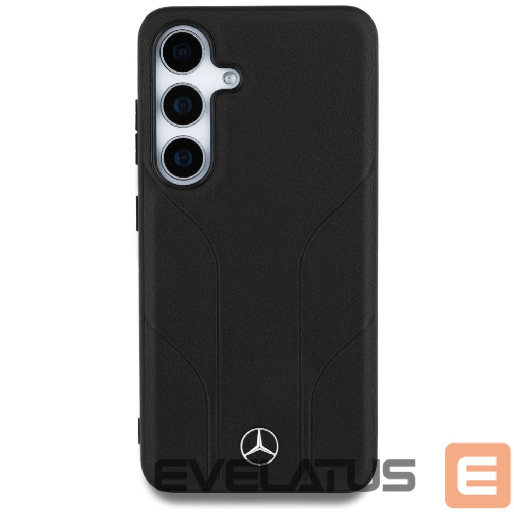 Другие товары Mercedes-Benz Mercedes Leather Debossed Lines MagSafe case for Samsung Galaxy S25 - black