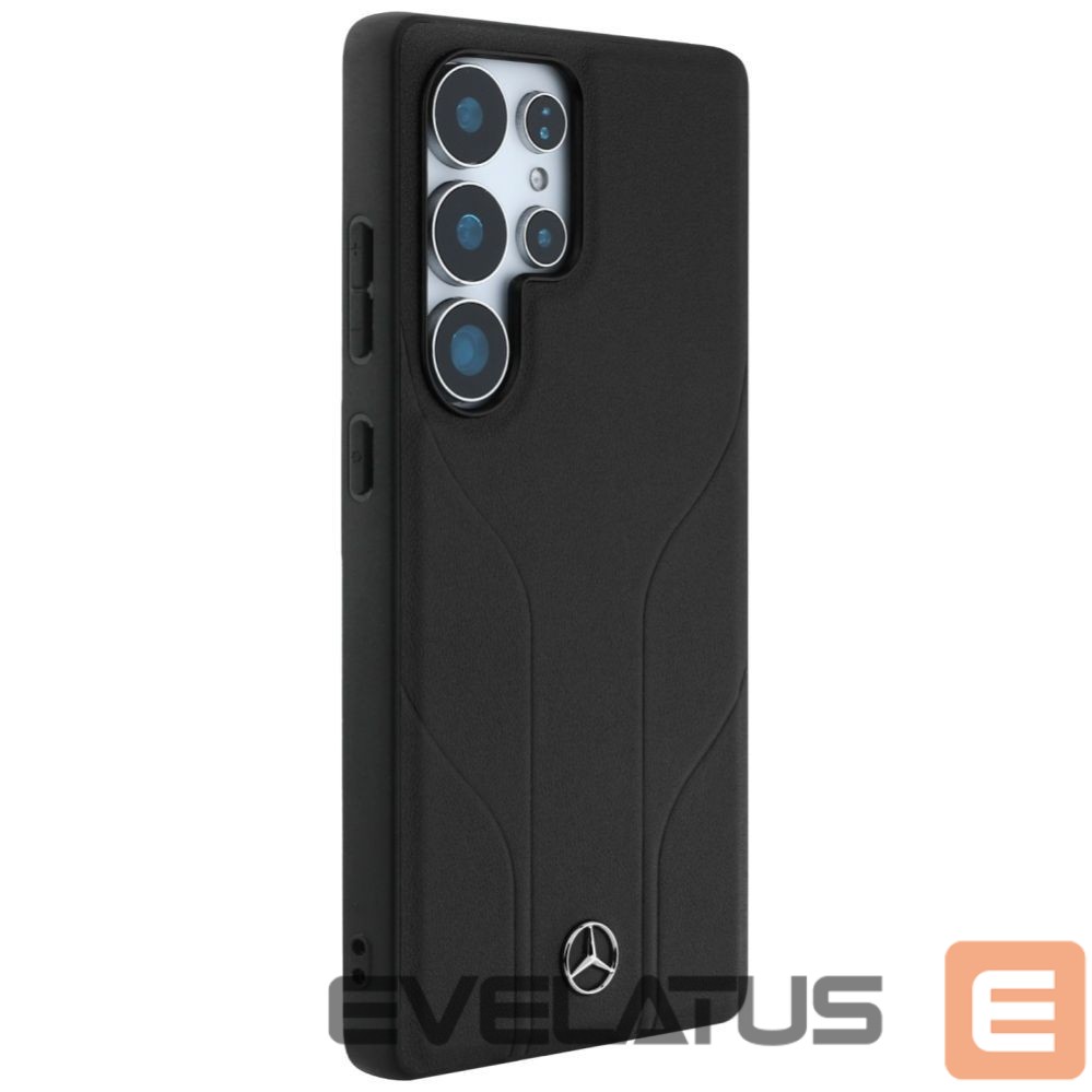 Другие товары Mercedes-Benz Mercedes Leather Debossed Lines MagSafe case for Samsung Galaxy S25 Ultra - black