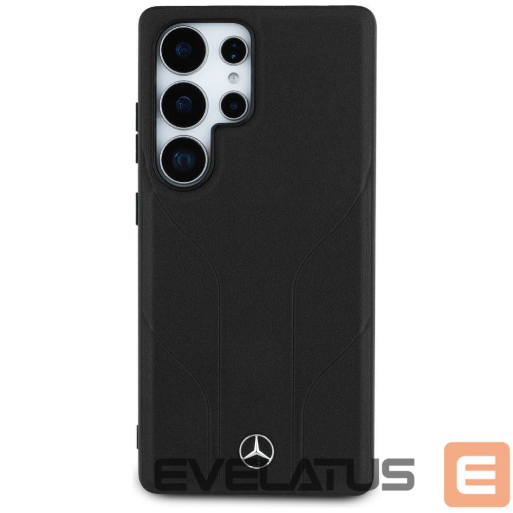 Другие товары Mercedes-Benz Mercedes Leather Debossed Lines MagSafe case for Samsung Galaxy S25 Ultra - black