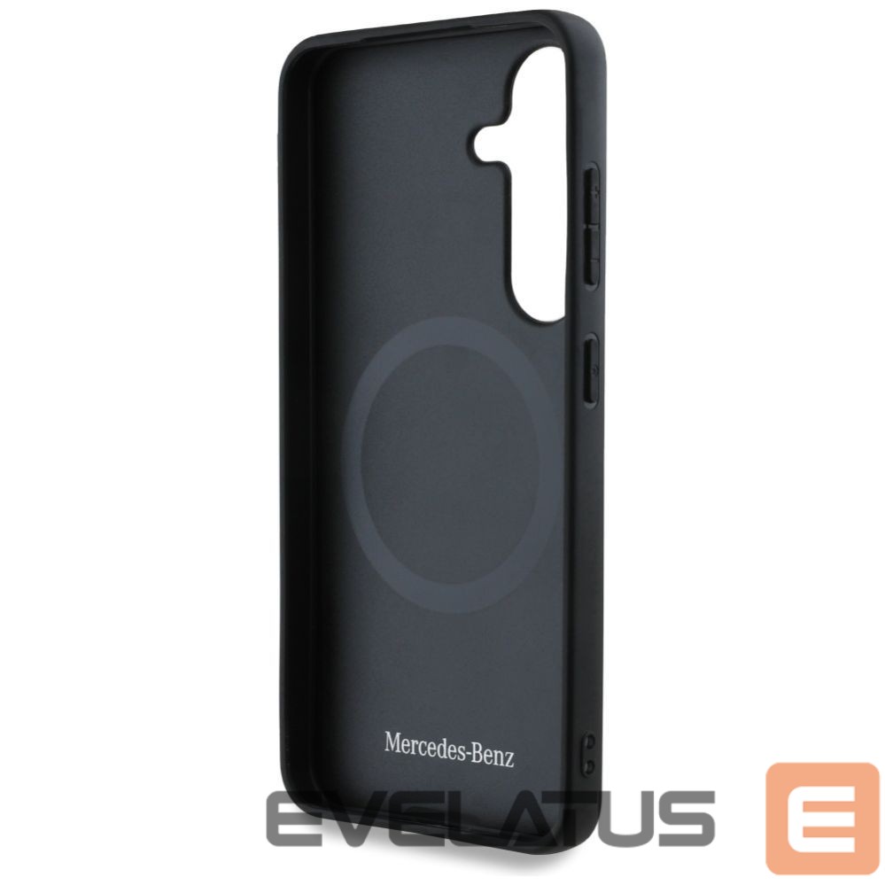 Другие товары Mercedes-Benz Mercedes Leather Debossed Lines MagSafe case for Samsung Galaxy S25+ - black