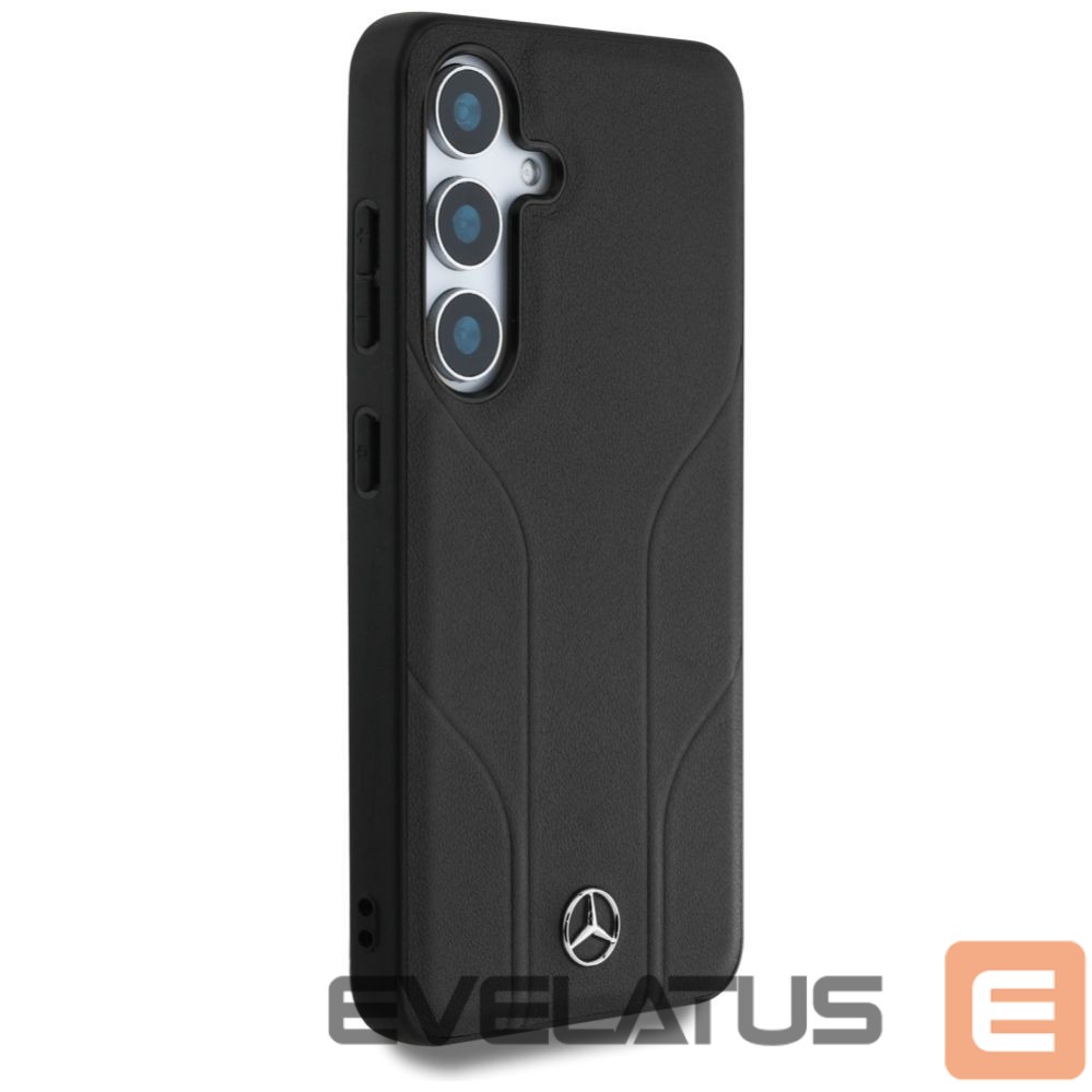 Другие товары Mercedes-Benz Mercedes Leather Debossed Lines MagSafe case for Samsung Galaxy S25+ - black