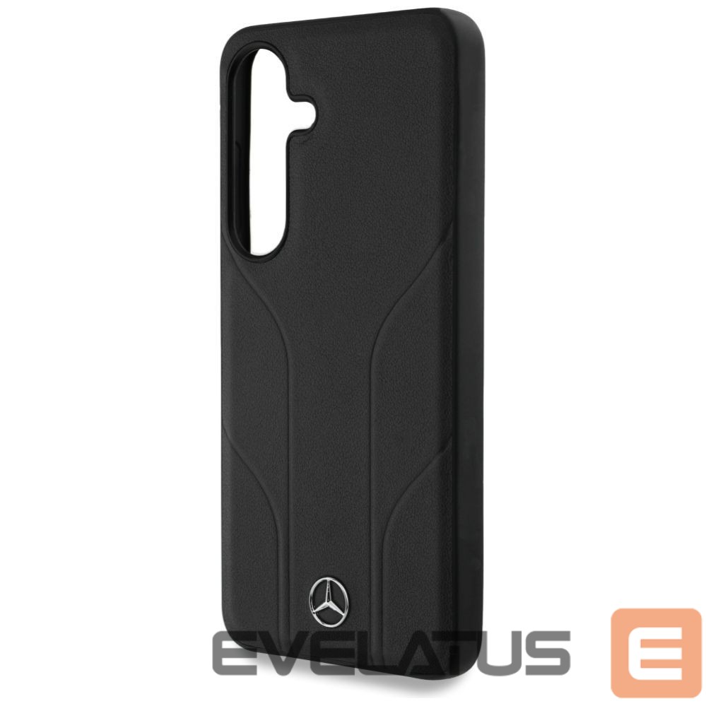 Другие товары Mercedes-Benz Mercedes Leather Debossed Lines MagSafe case for Samsung Galaxy S25+ - black