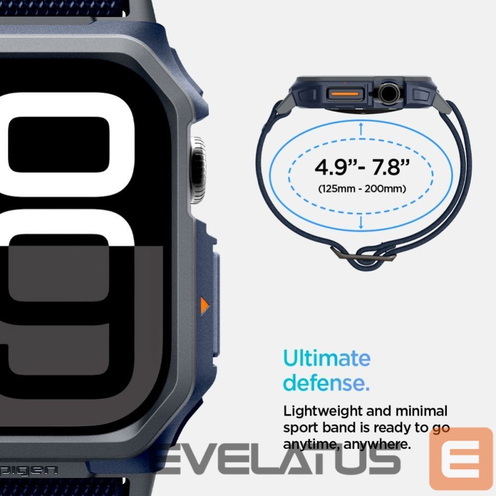 Другие товары Spigen Spigen Lite Fit "Pro" Strap for Apple Watch 10 46mm - Navy Blue