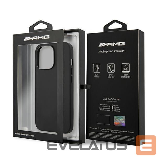 Другие товары Mercedes-Benz AMG Leather Hot Stamped Case for iPhone 13 Pro / 13 6.1" - Black