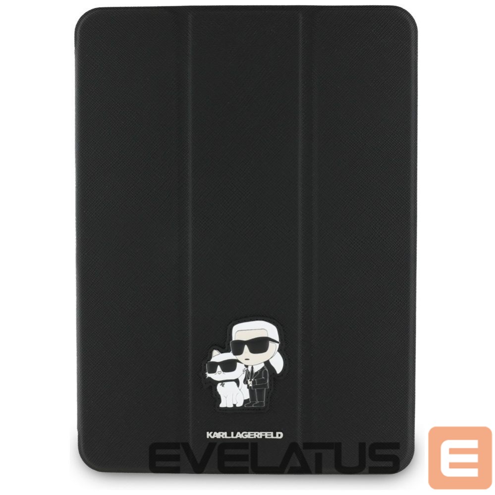 Другие товары Karl Lagerfeld Karl Lagerfeld Saffiano Magnetic Karl & Choupette iPad Pro 11" 2024 Book Cover Case - Black