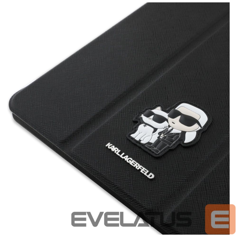 Другие товары Karl Lagerfeld Karl Lagerfeld Saffiano Magnetic Karl & Choupette iPad Air 11" 2024 Book Cover Case - Black