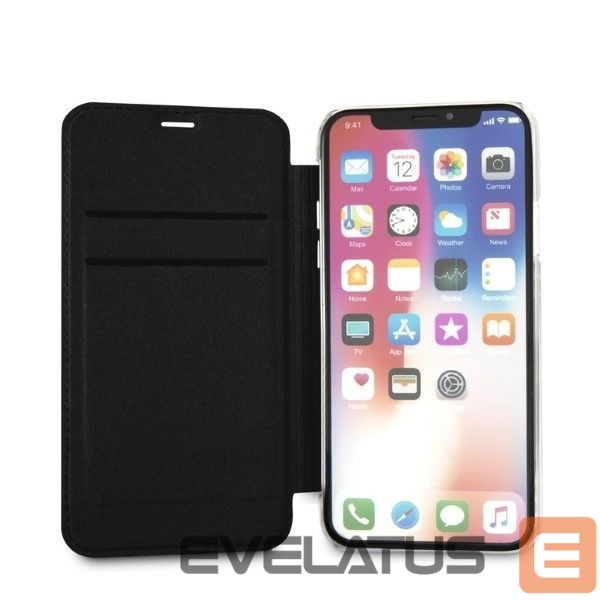 Другие товары Karl Lagerfeld Karl Lagerfeld Signature Glitter iPhone X/Xs Case - Black