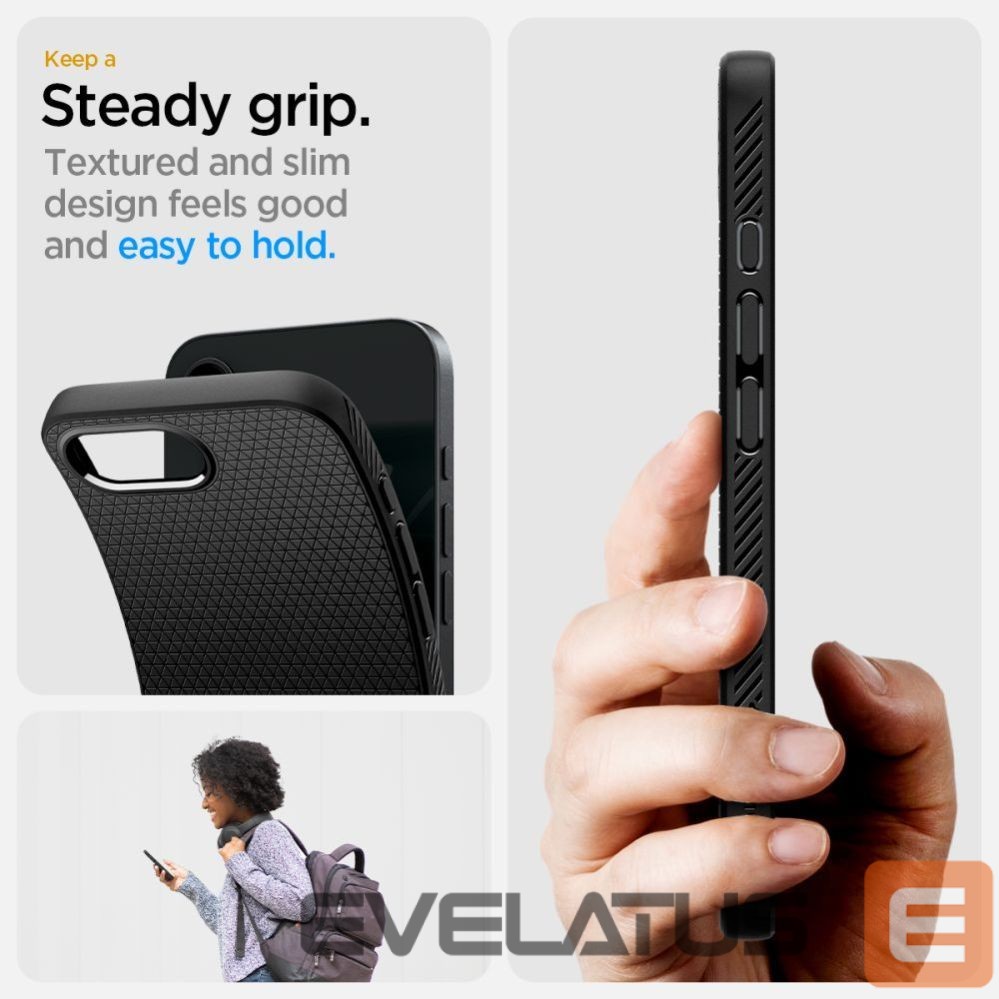 Другие товары Spigen Spigen Liquid Air Case for iPhone 16e / 17e - Matte Black