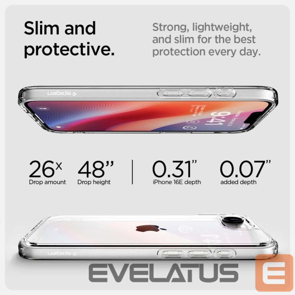 Другие товары Spigen Spigen Ultra Hybrid Case for iPhone 16e / 17e - Transparent