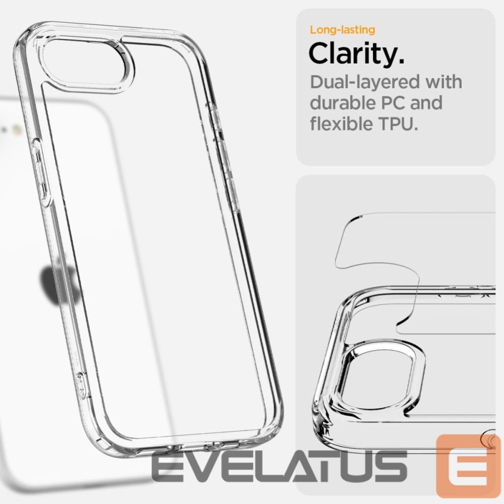 Другие товары Spigen Spigen Ultra Hybrid Case for iPhone 16e / 17e - Transparent