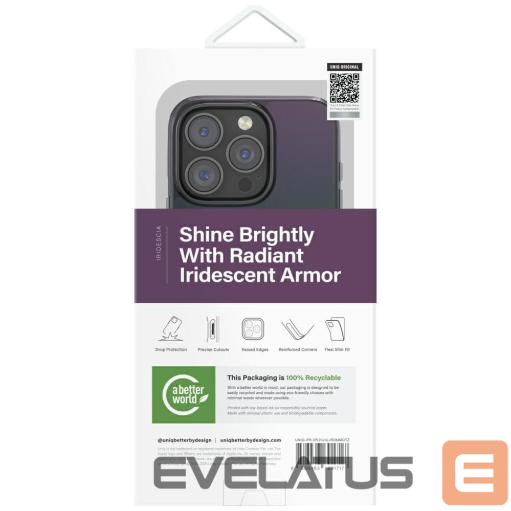 Другие товары UNIQ Uniq Iridescia Magclick Charging Case for iPhone 16 Pro - Black