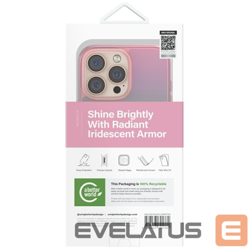 Другие товары UNIQ Uniq Iridescia Magclick Charging Case for iPhone 16 Pro Max - Pink
