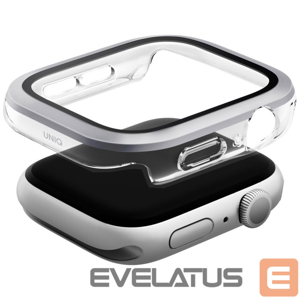 Другие товары UNIQ Uniq Voute Tempered Glass Case for Apple Watch 10 42 mm - Silver