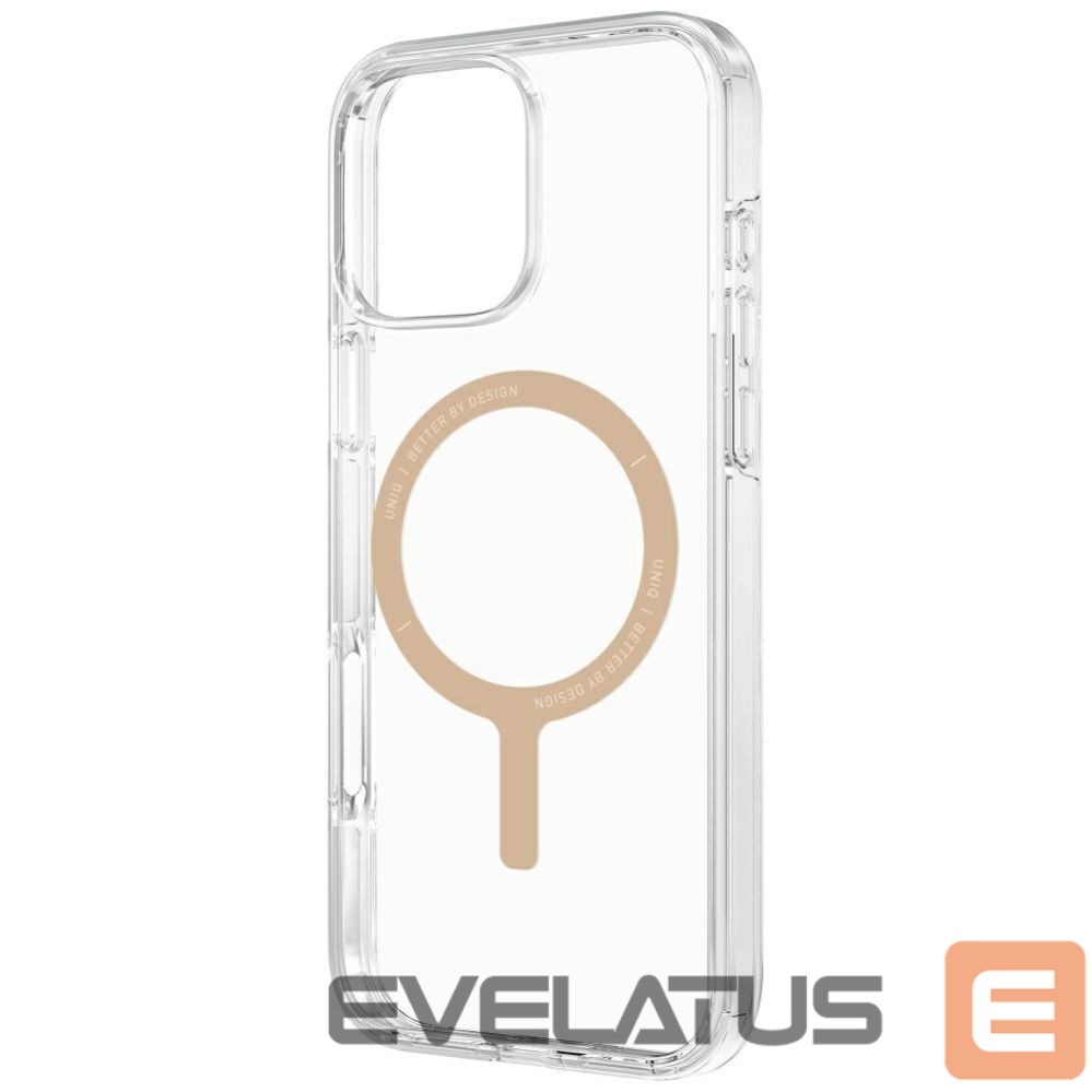 Другие товары UNIQ Uniq Clario Magclick Charging Case for iPhone 16 Pro - Transparent Gold