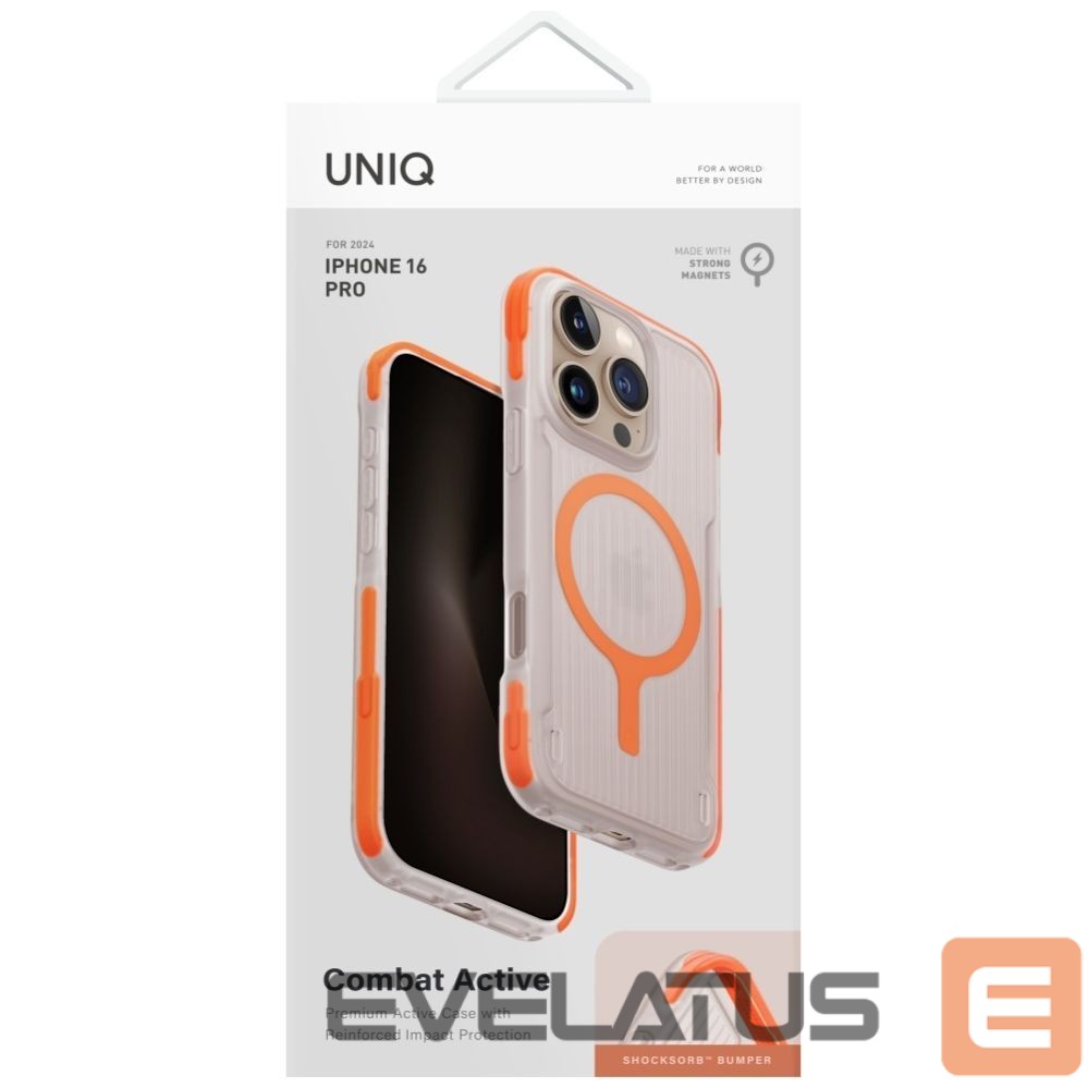 Другие товары UNIQ Uniq Combat Active Magclick Charging Case for iPhone 16 Pro - Orange
