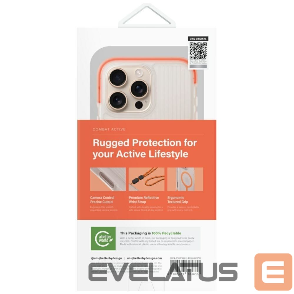 Другие товары UNIQ Uniq Combat Active Magclick Charging Case for iPhone 16 Pro - Orange