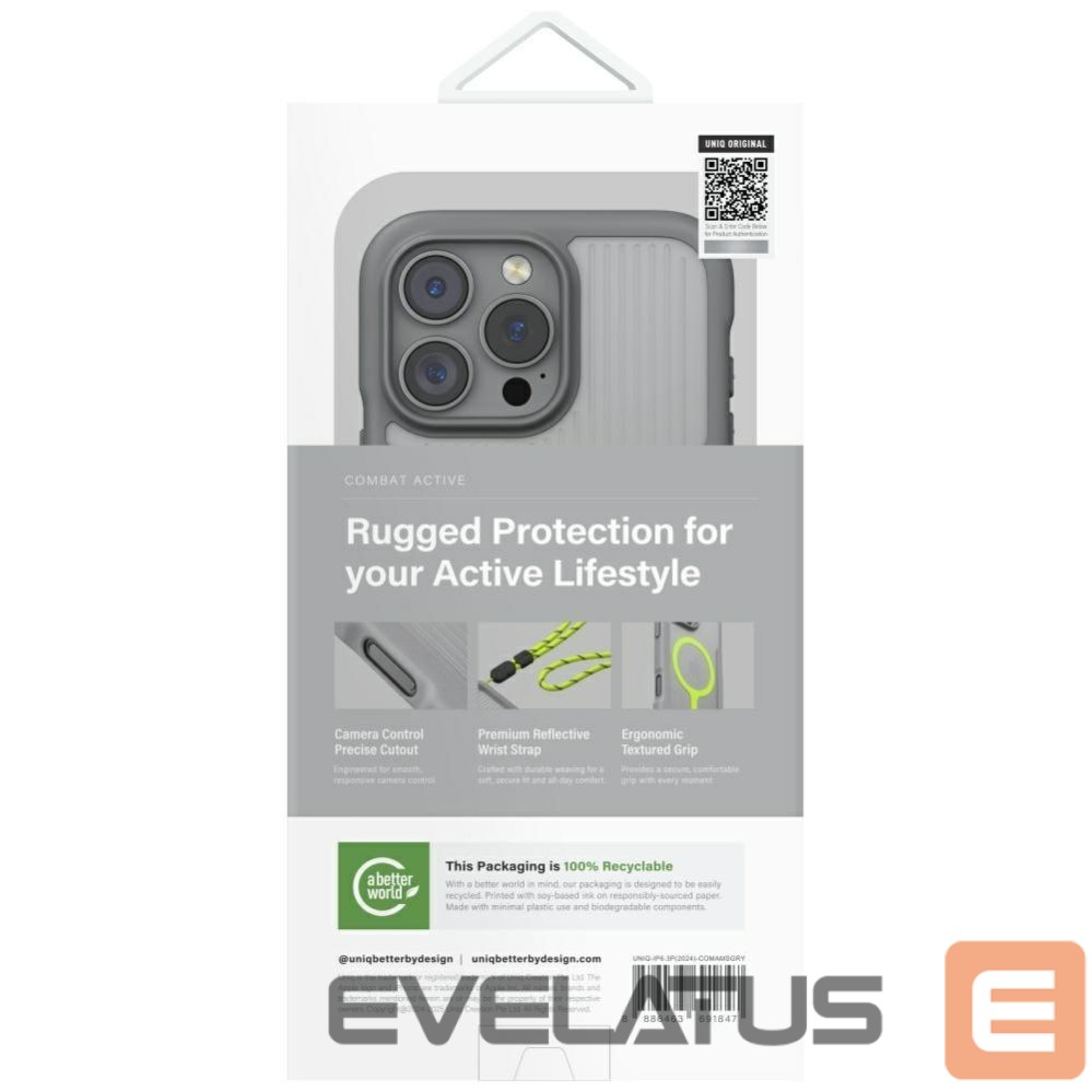 Другие товары UNIQ Uniq Combat Active Magclick Charging Case for iPhone 16 Pro - Gray