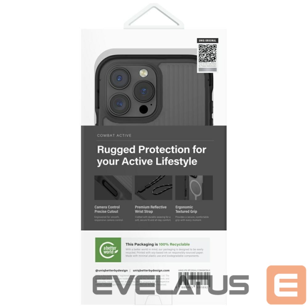 Другие товары UNIQ Uniq Combat Active Magclick Charging Case for iPhone 16 Pro Max - Black