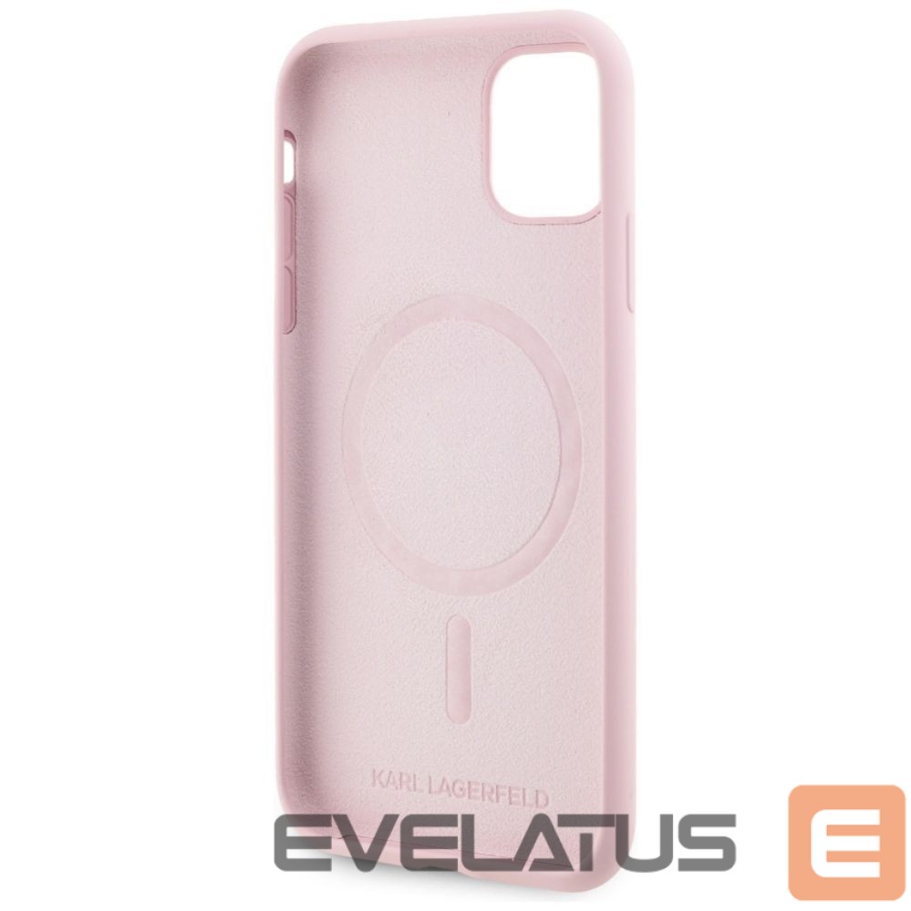Другие товары Karl Lagerfeld Karl Lagerfeld Silicone Karl&Choupette MagSafe iPhone 11 Case - Pink