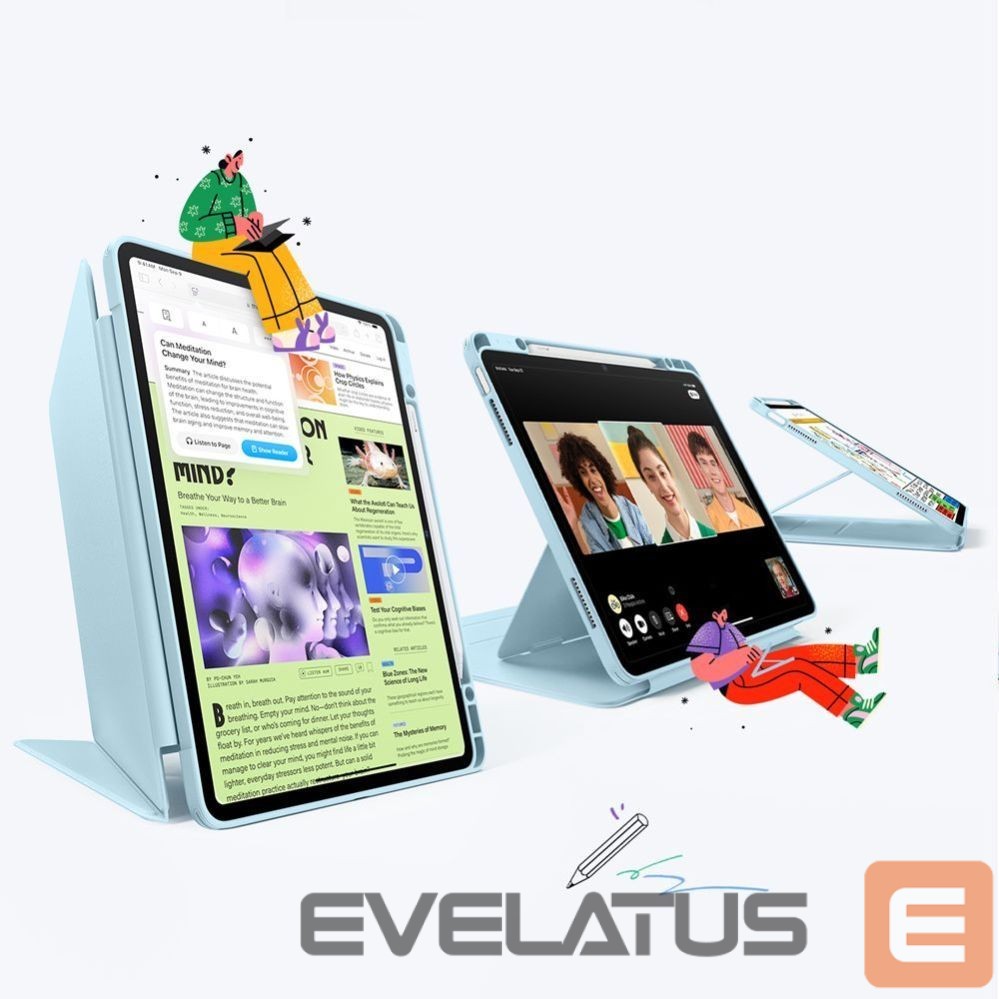 Другие товары ESR ESR Flip Hybrid Case for iPad Air 13" (2024/2025/2026) - Blue