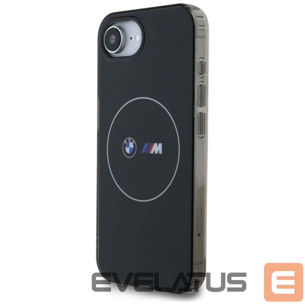 Другие товары BMW BMW IML Metal White Circle MagSafe iPhone 16e Case - Black