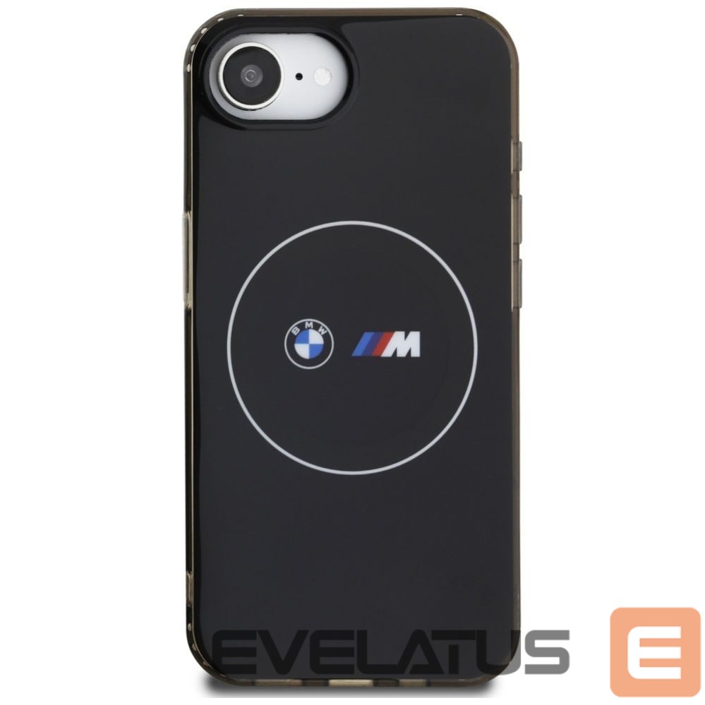 Другие товары BMW BMW IML Metal White Circle MagSafe iPhone 16e Case - Black