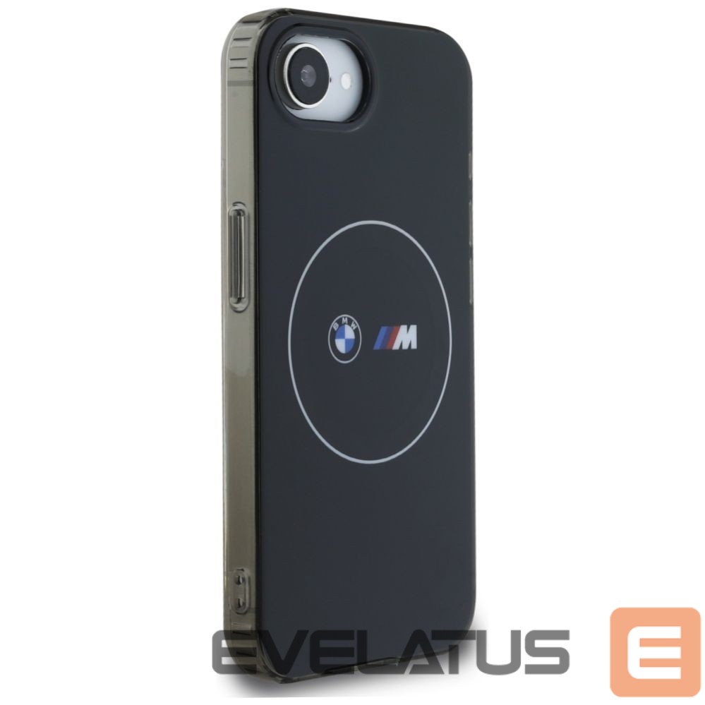 Другие товары BMW BMW IML Metal White Circle MagSafe iPhone 16e Case - Black