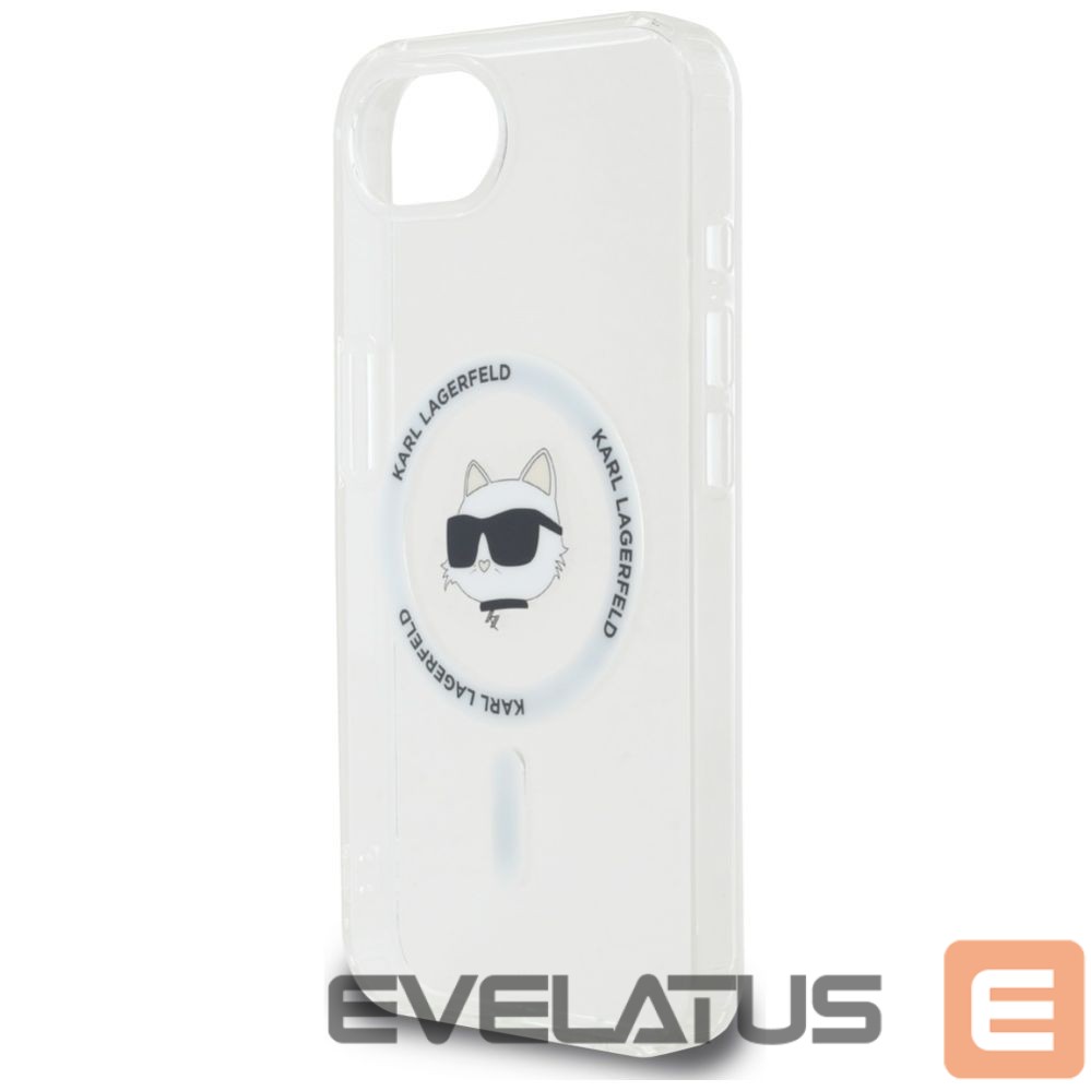 Другие товары Karl Lagerfeld Karl Lagerfeld IML Metal Choupette Head MagSafe iPhone 16e Case - White