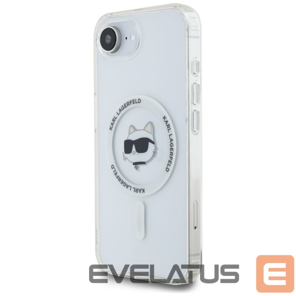 Другие товары Karl Lagerfeld Karl Lagerfeld IML Metal Choupette Head MagSafe iPhone 16e Case - White