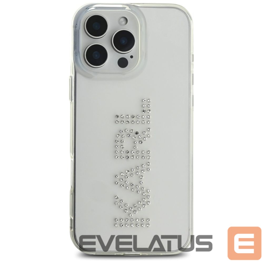 Другие товары Karl Lagerfeld Karl Lagerfeld IML Rhinestones Logo iPhone 16 Pro Case - Clear