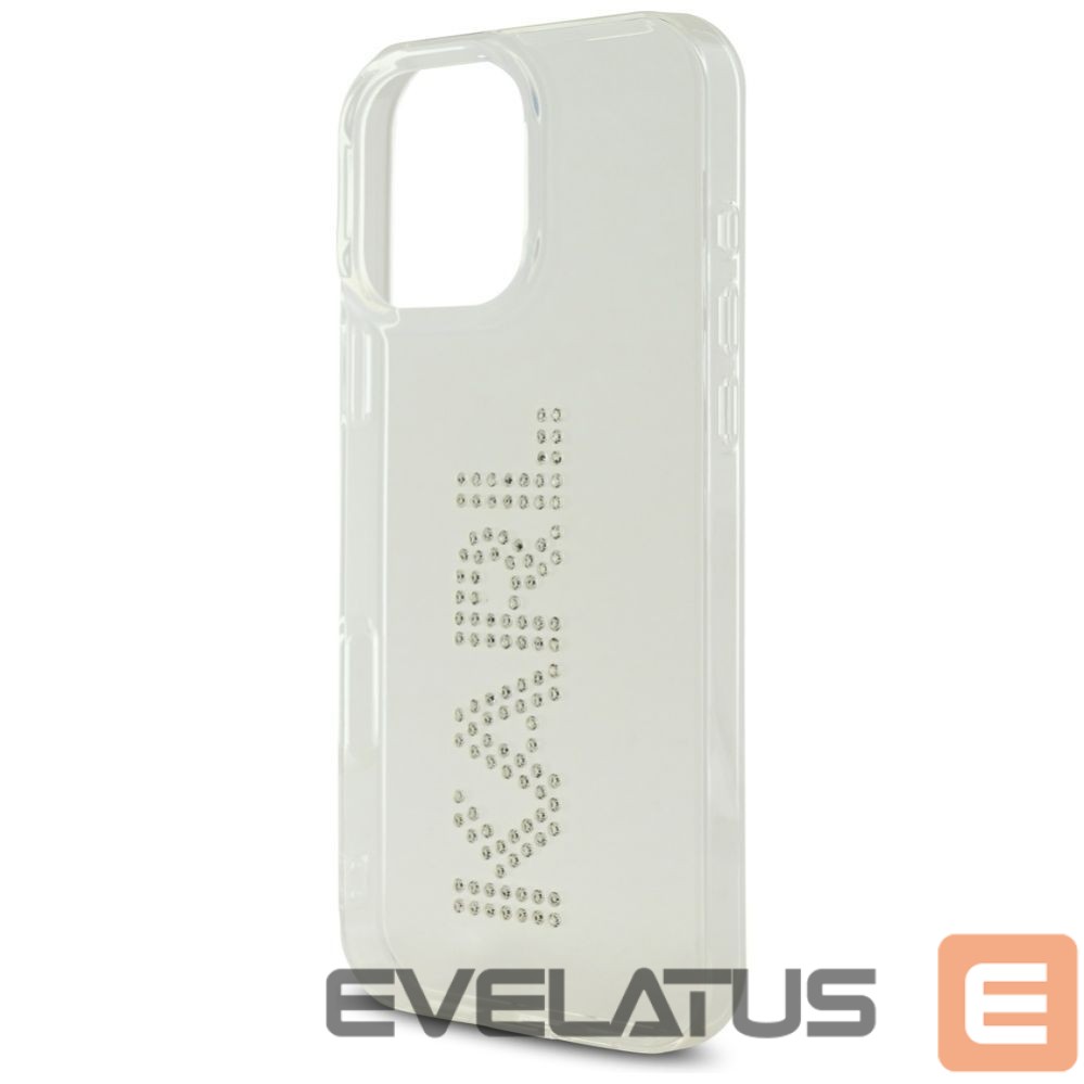 Другие товары Karl Lagerfeld Karl Lagerfeld IML Rhinestones Logo iPhone 16 Pro Case - Clear